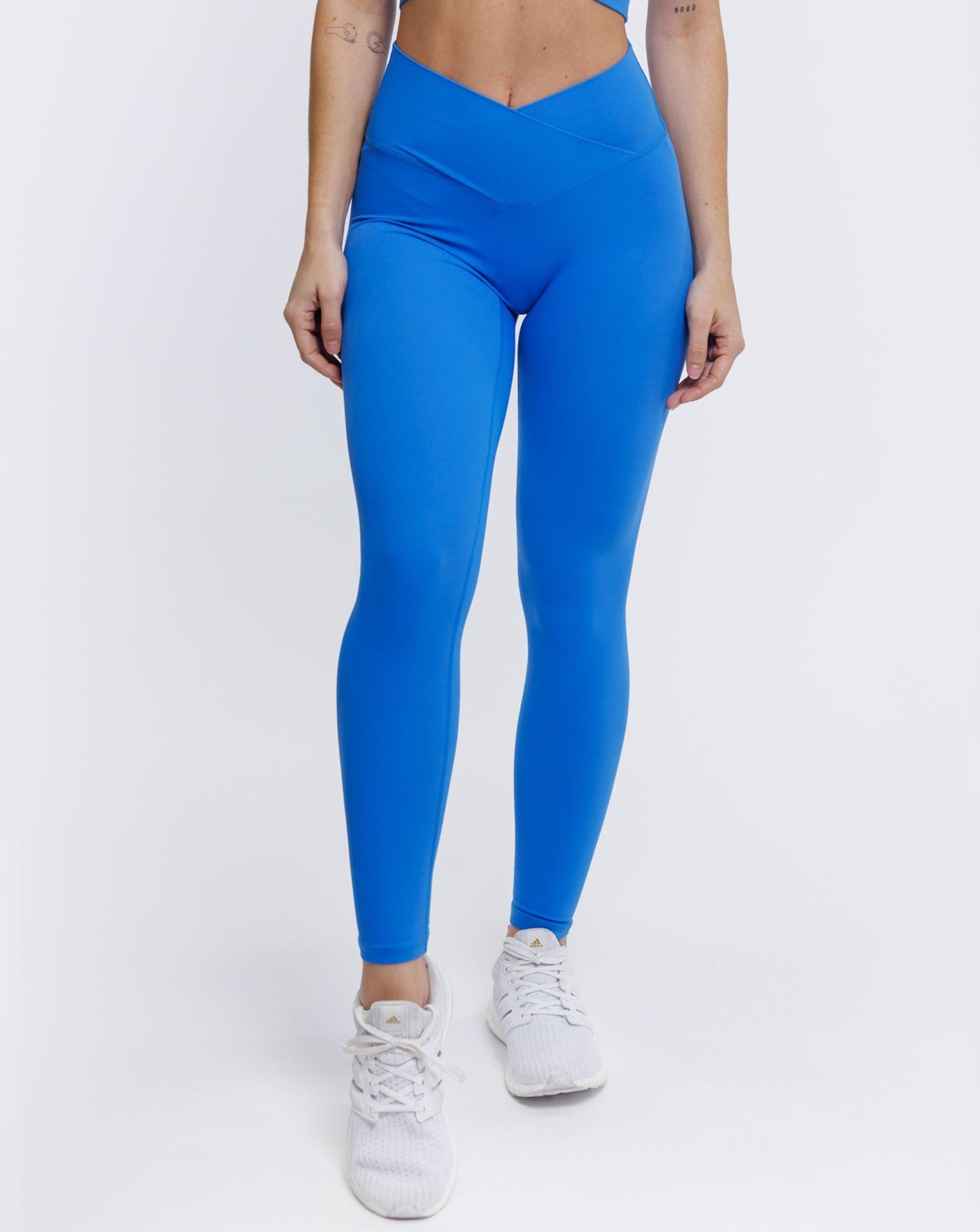 ButterBod™ High-Waisted Hourglass Leggings - Electric Blue – Ela Wear