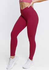 ButterBod High-Waisted Hourglass Leggings - Raspberry