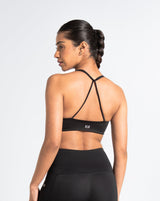 ButterBod™ Twist front bralette - Black