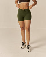 Ultraflex™ Dominator Tie-Front Shorts - Dark Olive