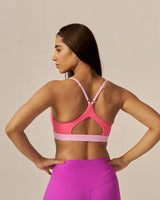 Butterbod™ Contrast Iconic Bra - Sorbet pink