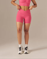 Ultraflex™ Wrap Waist Hourglass Shorts - Dusty Rose