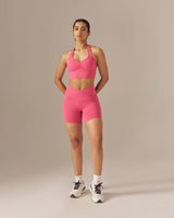 Ultraflex™ Ruched Halter Bra - Dusty Rose