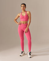 Ultraflex™ Wrap Waist Hourglass Legging - Dusty Rose