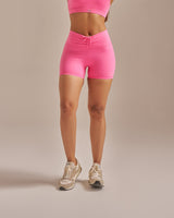 Ultraflex™ Dominator Tie-Front Shorts - Hot Pink