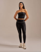 Sportbod™ Contrast Body-Contouring legging - Black