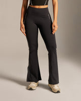 Butterbod™ Contrast Booty-Sculpt Flare Pants - Black