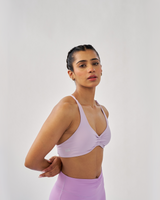 Butterbod™ Ruched Bralette - Lavender