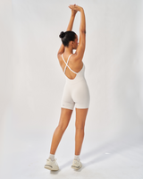 ButterBod™ Corset Bodysuit with built-in bra - White Sand