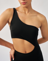 ButterBod™ One Shoulder Jumpsuit - Black