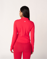 ButterBod™ Long Sleeve Zip Up Jacket  - Scarlet Red