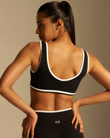 Butterbod™ Contrast Scoop Neck Bra - Black