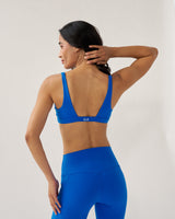 SportBod™ Plunge bralette - Kingfisher Blue