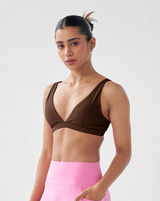 ButterBod™ Plunge bralette - Brown Sugar