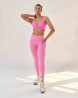 ButterBod™ Twist front bralette - Gloss Pink