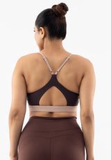 Butterbod™ Contrast Iconic Bra - Bean Brown