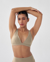 ButterBod™ Plunge bralette - Latte
