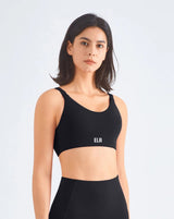 ButterBod™ Scoop neck adjustable band bra - Black Candy