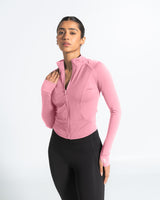 ButterBod™ Long Sleeve Zip Up Jacket  - Blush Pink