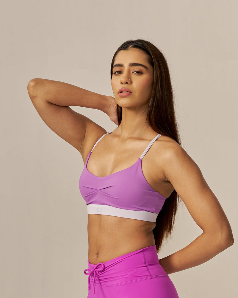 Butterbod™ Contrast Iconic Bra - Macaroon Lilac