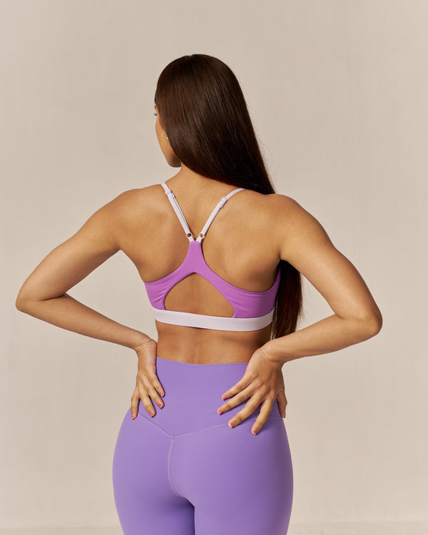 Butterbod™ Contrast Iconic Bra - Macaroon Lilac