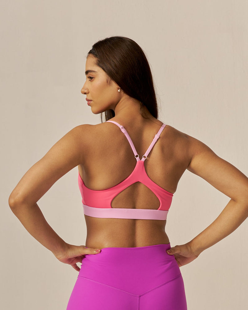 Butterbod™ Contrast Iconic Bra - Sorbet pink