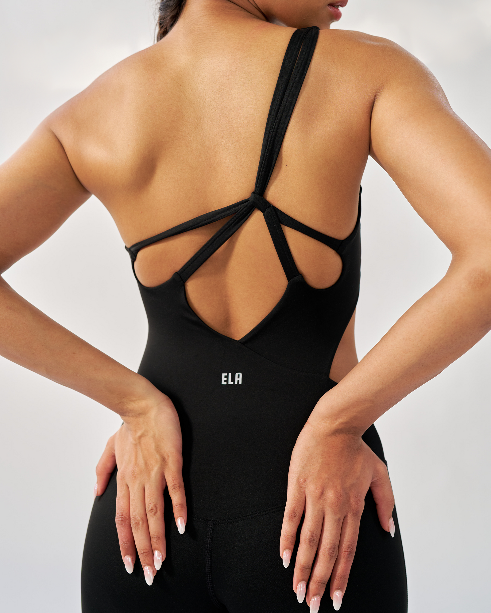 ButterBod™ One Shoulder Jumpsuit - Black – Ela Wear