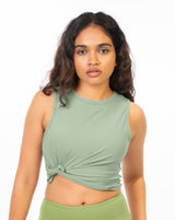 Muscle Tank Top - Sage Green