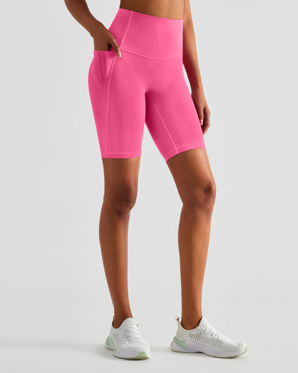 ButterBod™ Biker Shorts with Pockets - Bubblegum Pink