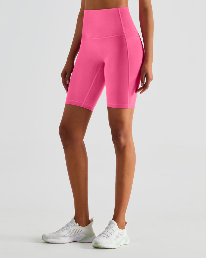 ButterBod™ Biker Shorts with Pockets - Bubblegum Pink