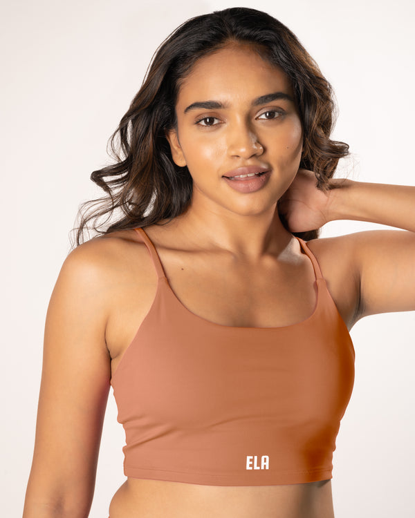 AirRise high neck longline sports bra - Black – RAIA