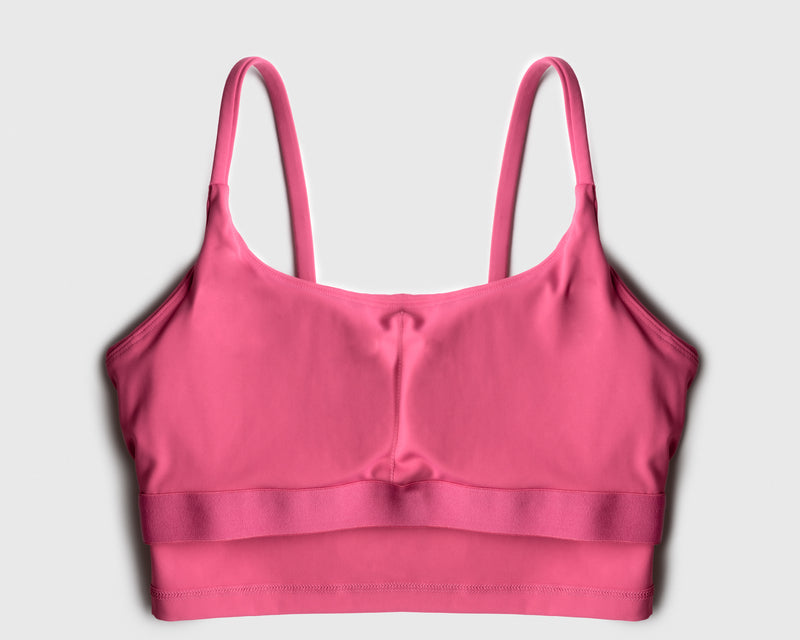 Pink Plaid Sports Bra - Bskinz