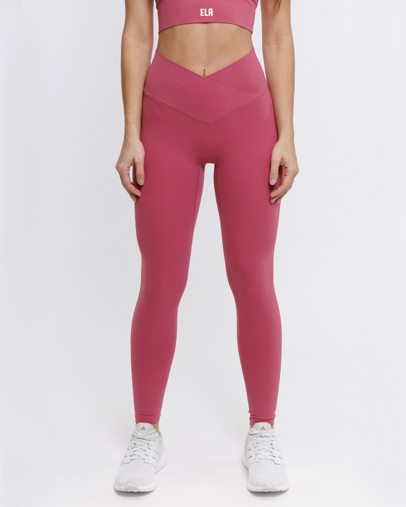 ButterBod High-Waisted Hourglass Leggings - Dusty Pink